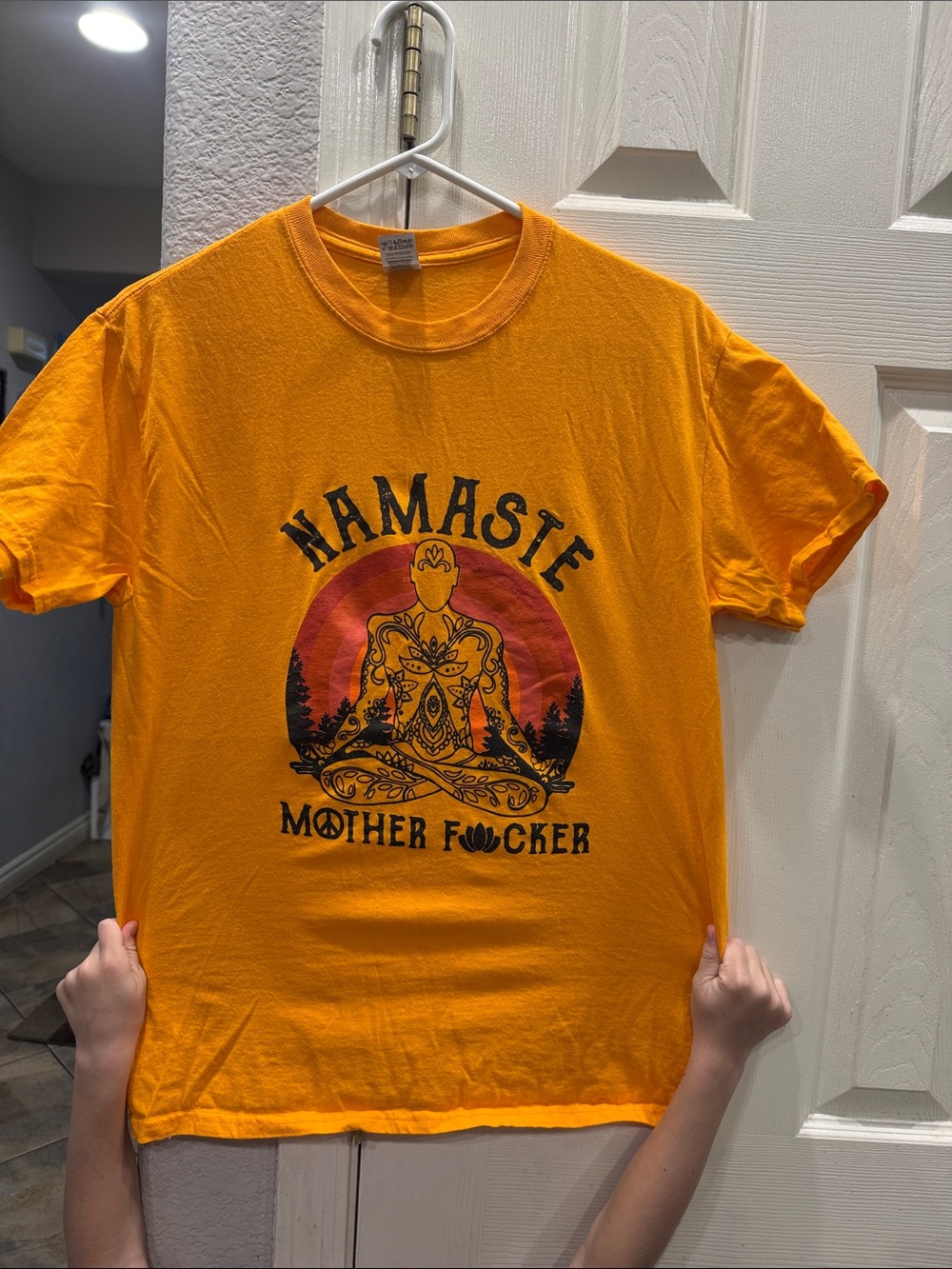 Gildan Bright Orange Heavy Cotton Tee